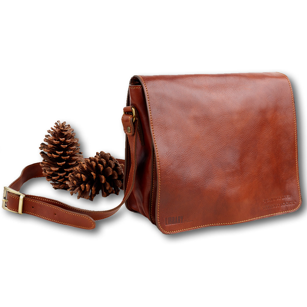 Leather Messenger Bag