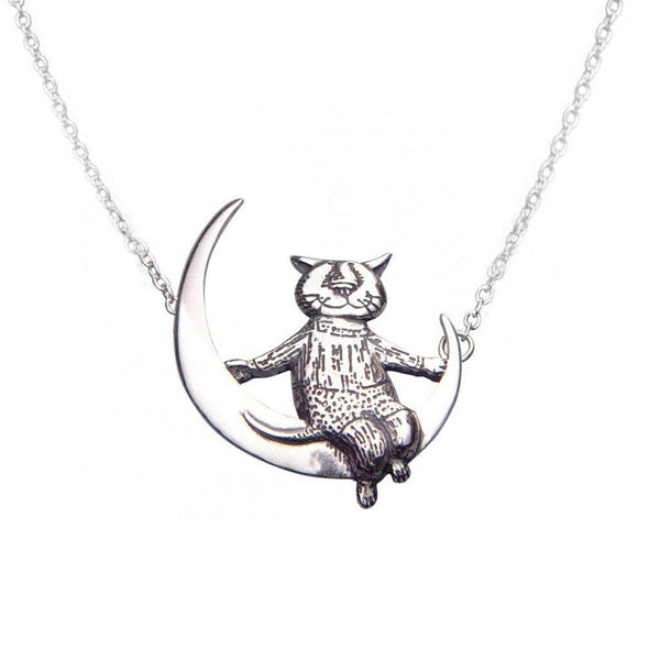 Gorey Cat Necklace - Library of Congress Shop