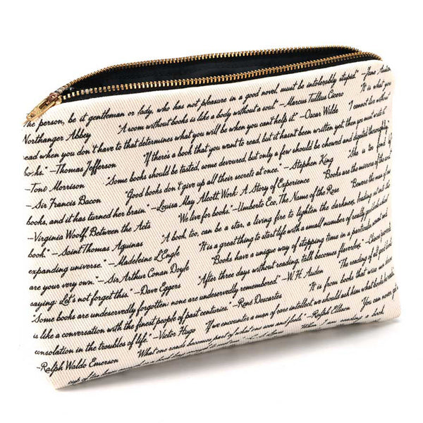 Literary Quote Pouch