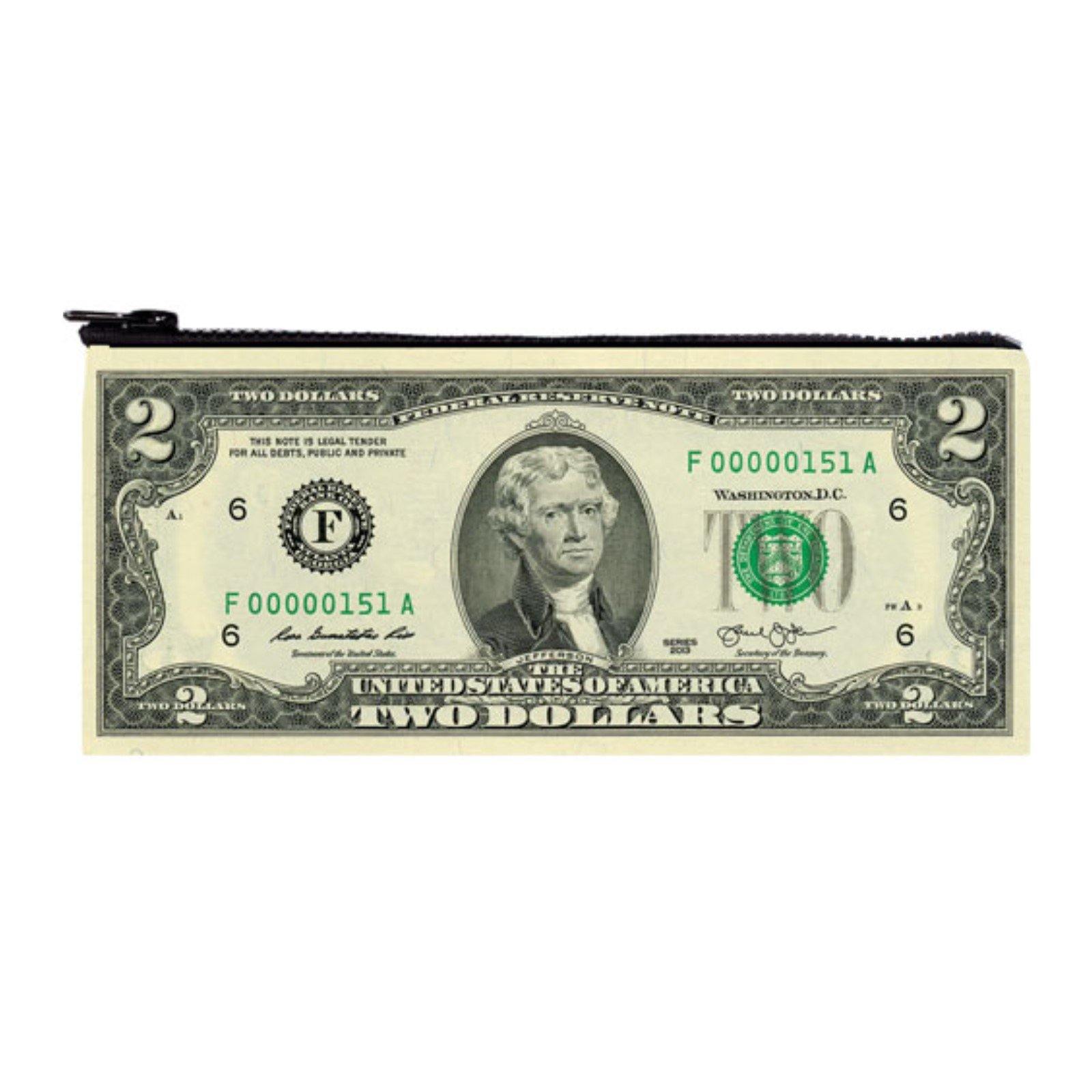 Jefferson $2 Zipper Pouch - Library of Congress Shop