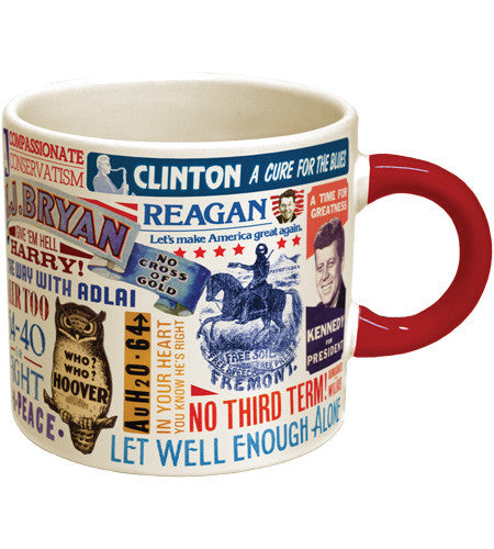 Presidential Slogans Mug - Library of Congress Shop