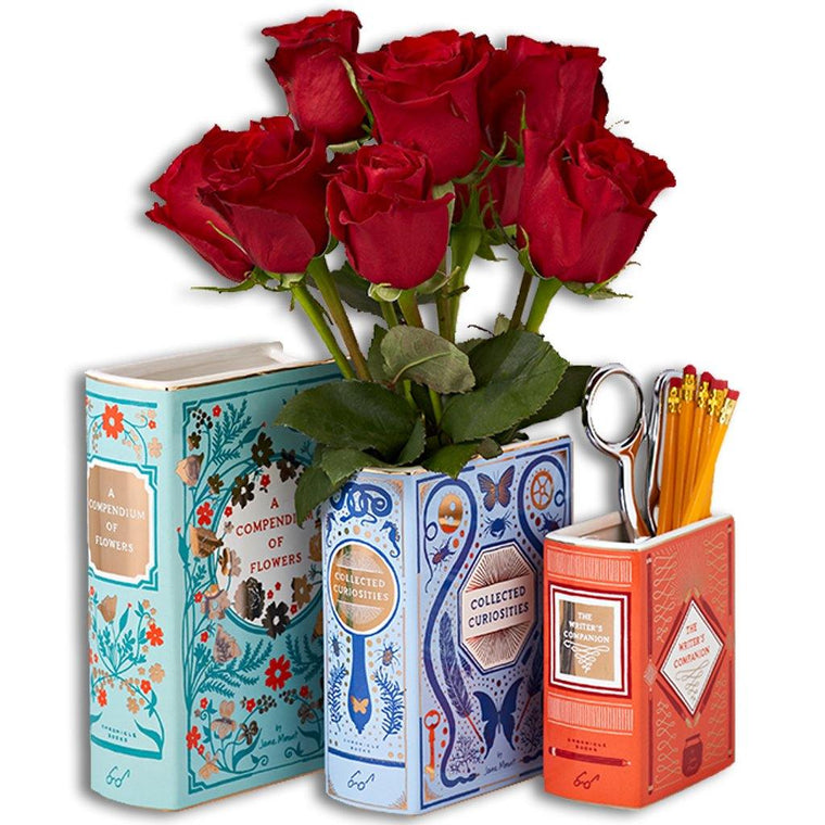 Book Charm Vases