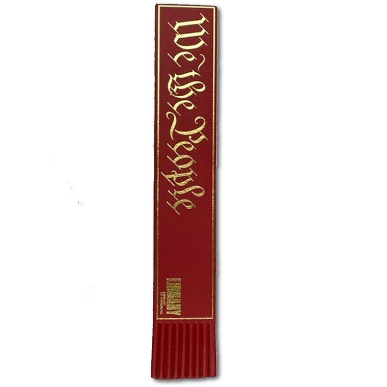 We the People Leather Bookmark